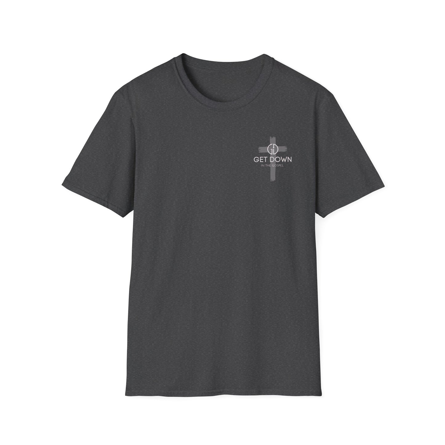 Christian T-Shirt — “He Must Increase, I Must Decrease” Cross Graphic