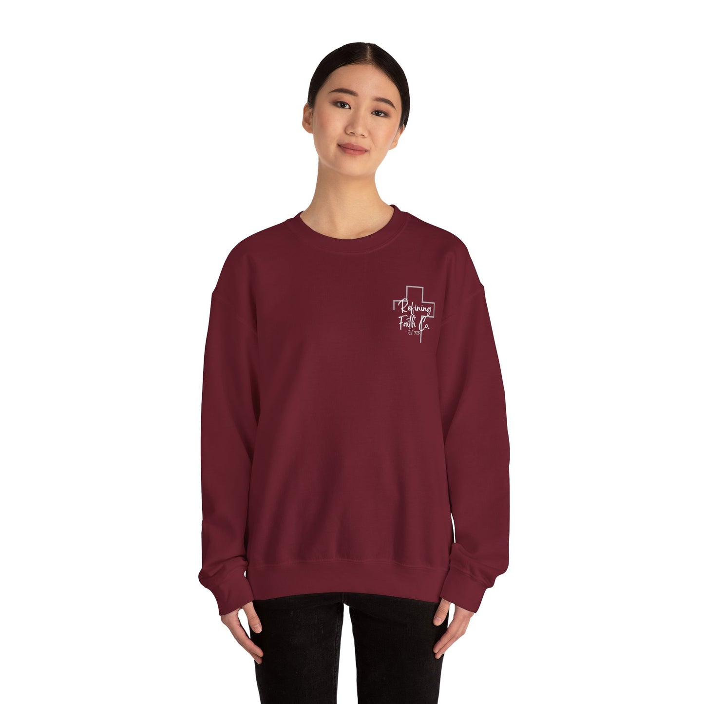 YOU ARE SO LOVED WHITE FONT ADULT SWEATSHIRT