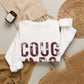 GILDAN - Cougars Paw Crewneck Sweatshirt – Vintage Distressed Cougar Paw Graphic