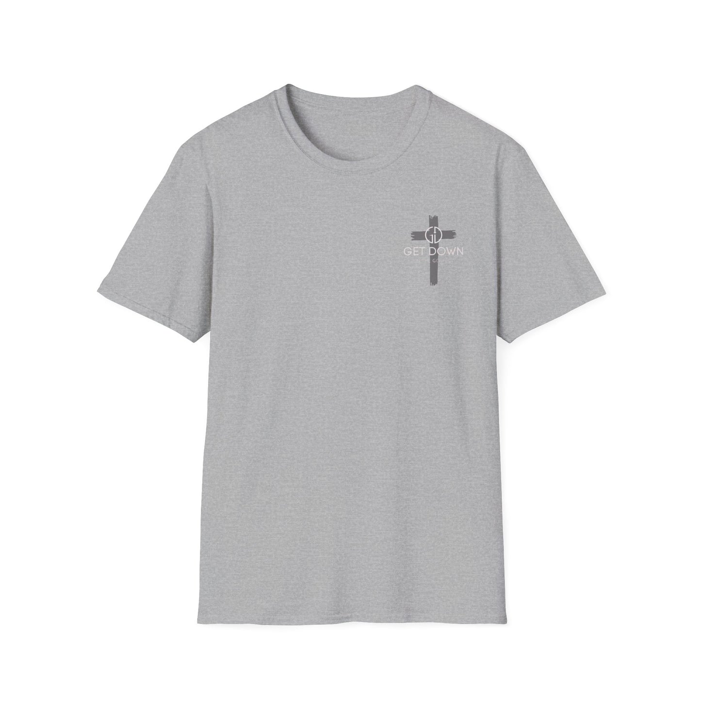 Christian T-Shirt — “He Must Increase, I Must Decrease” Cross Graphic