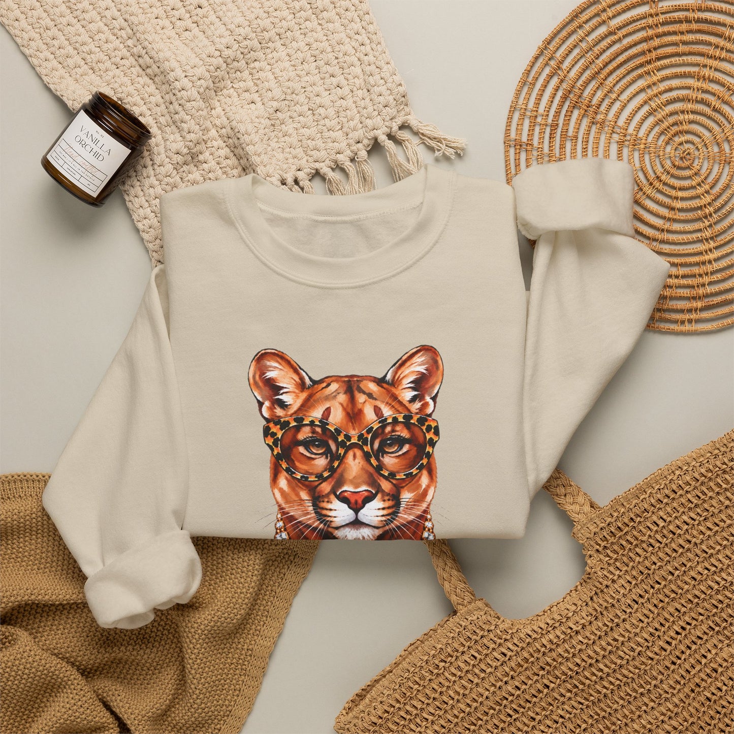 GILDAN - Classy Lil Kickoff  Cougar Graphic Sweatshirt