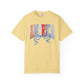 COMFORT COLORS  - America Graphic T-Shirt – Patriotic Red White Blue Tee with Ribbon