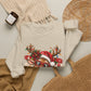 GILDAN - Cute Christmas Reindeer Crewneck Sweatshirt