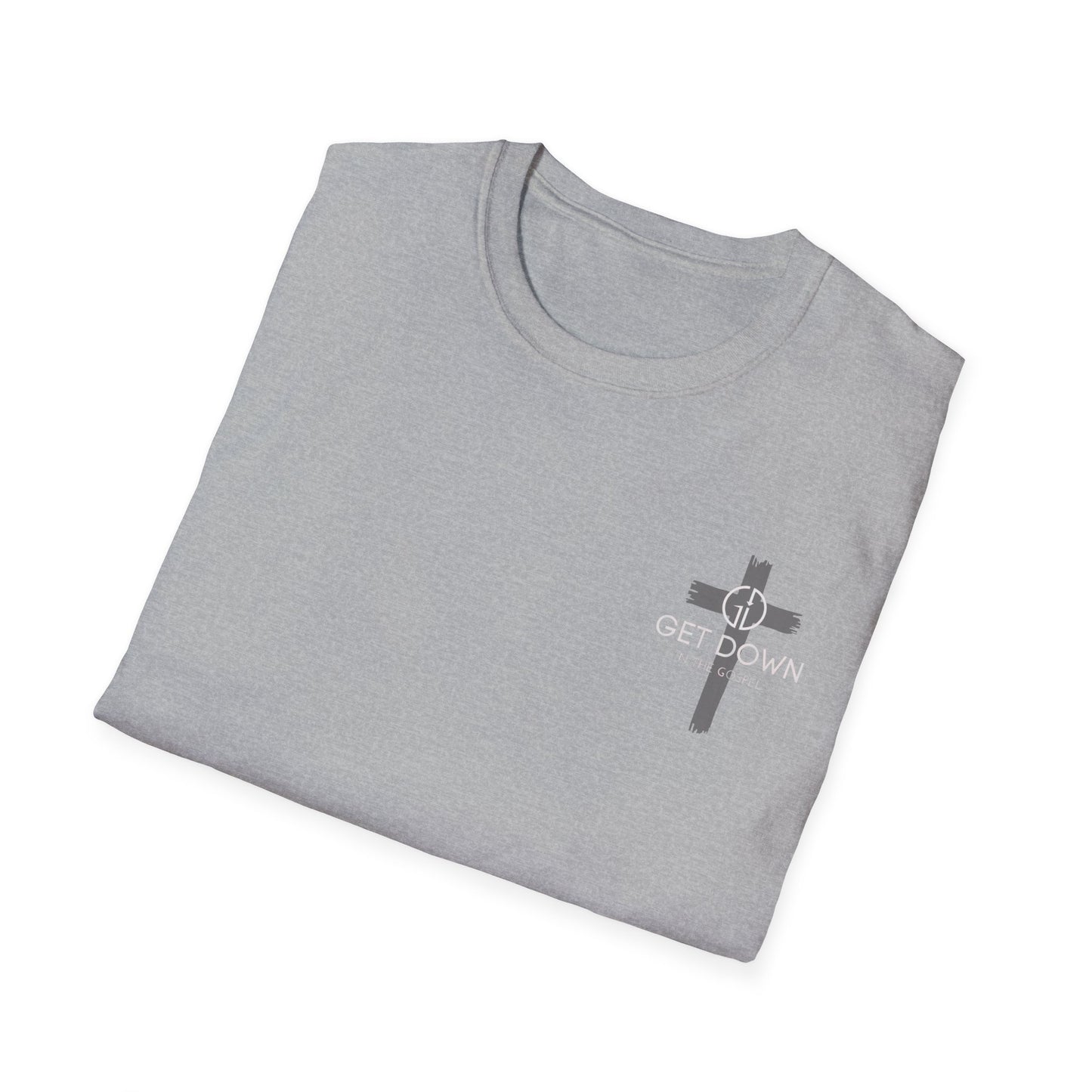Christian T-Shirt — “He Must Increase, I Must Decrease” Cross Graphic