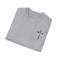 Christian T-Shirt — “He Must Increase, I Must Decrease” Cross Graphic