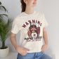 ** PERSONALIZE IT ** Warning: May Be Louder Than The Umpire Baseball T‑Shirt