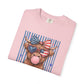 COMFORT COLORS - All American Girl T-Shirt — Patriotic Cow Pup Graphic Tee