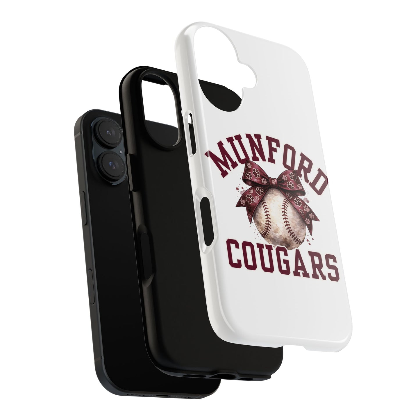 *** NEED TO PERSONALIZE THIS ? - DO NOT PURCHASE THIS ITEM - EMAIL ME @REFININGFAITHCOMPANY@GMAIL.COM - Munford Cougars Baseball Phone Case - Tough Cases Sports Team Phone Cover