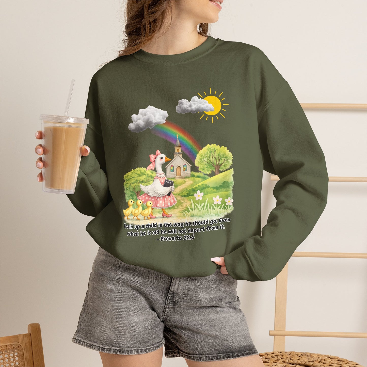 GILDAN - TRAIN UP A CHILD ADULT SWEATSHIRT