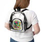 *** NEED TO PERSONALIZE WITH YOUR DESIGN ? - DO NOT PURCHASE THIS PRODUCT - EMAIL ME @REFININGFAITHCOMPANY.COM - Clear Stadium Backpack — Transparent Security Backpack with 'Warning' Graphic, Stadium...