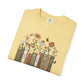 COMFORT COLORS - *** WANT TO PERSONALIZE THIS ?" - DO NOT ORDER THIS, PLEASE EMAIL ME @REFININGFAITHCOMPANY@GMAIL.COM*** Teacher Bookshelf T-Shirt – Personalized “Mrs. Hayes” Pencil & Floral Reading...
