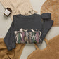 GILDAN - Vintage Mallard Duck Crewneck Sweatshirt — Rustic Ribbon Bird Graphic