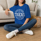 GILDAN - T-Shirt — Tigers Vintage Athletic Seal (“Hustle and Heart”)