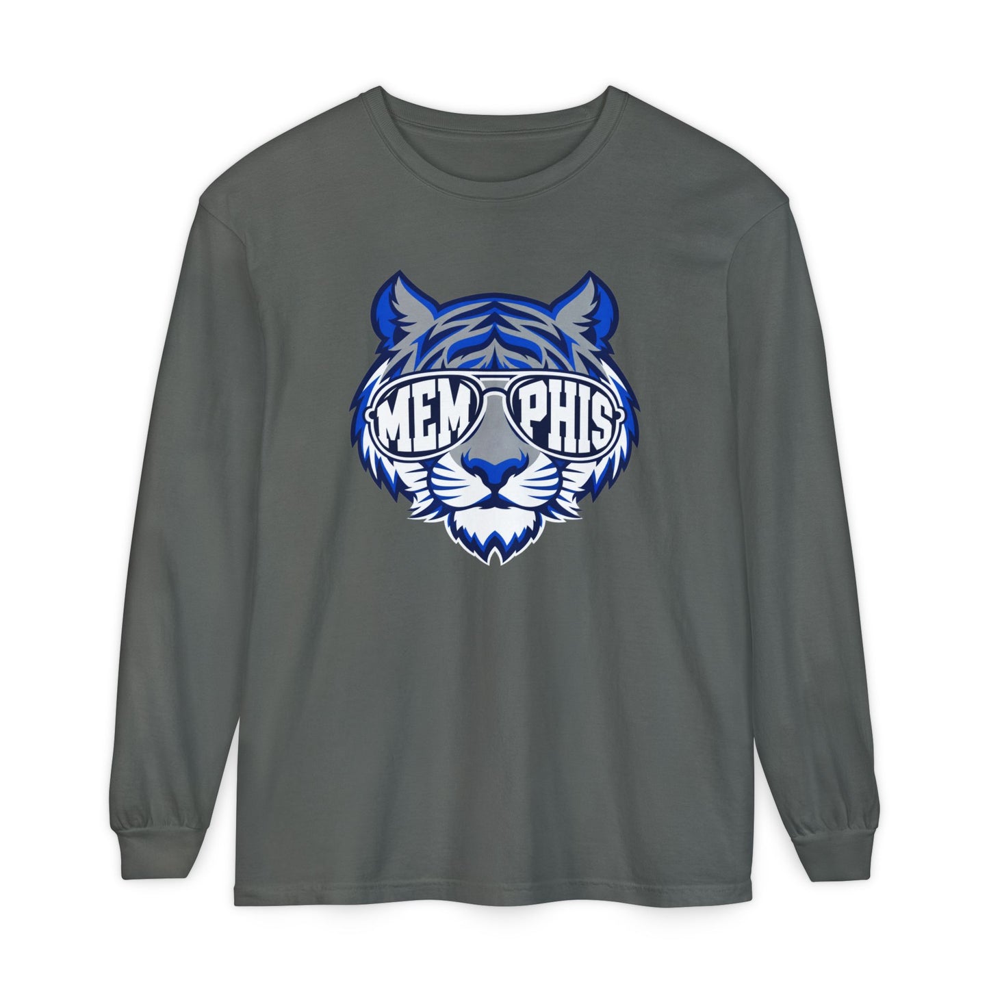 COMFORT COLORS - Memphis Tiger Sunglasses Long Sleeve Tee