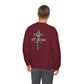 GILDAN - GET DOWN IN THE GOSPEL ADULT SWEATSHIRT GRAY CAMO CROSS