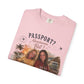 *** SPECIAL ORDER - RHONDA FREEMAN *** Travel Buddies T‑Shirt — "Passport? Maximum? Bet!" Retro Vacation Photo Tee
