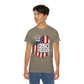 GILDAN - 250 Years American Flag T-Shirt — 1776–2026 Patriotic Independence Day Tee