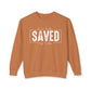 COMFORT COLORS - Saved By Grace Sweatshirt — Christian Inspirational Crewneck