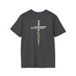 T-Shirt — 'Get Down' Cross & Nail Graphic