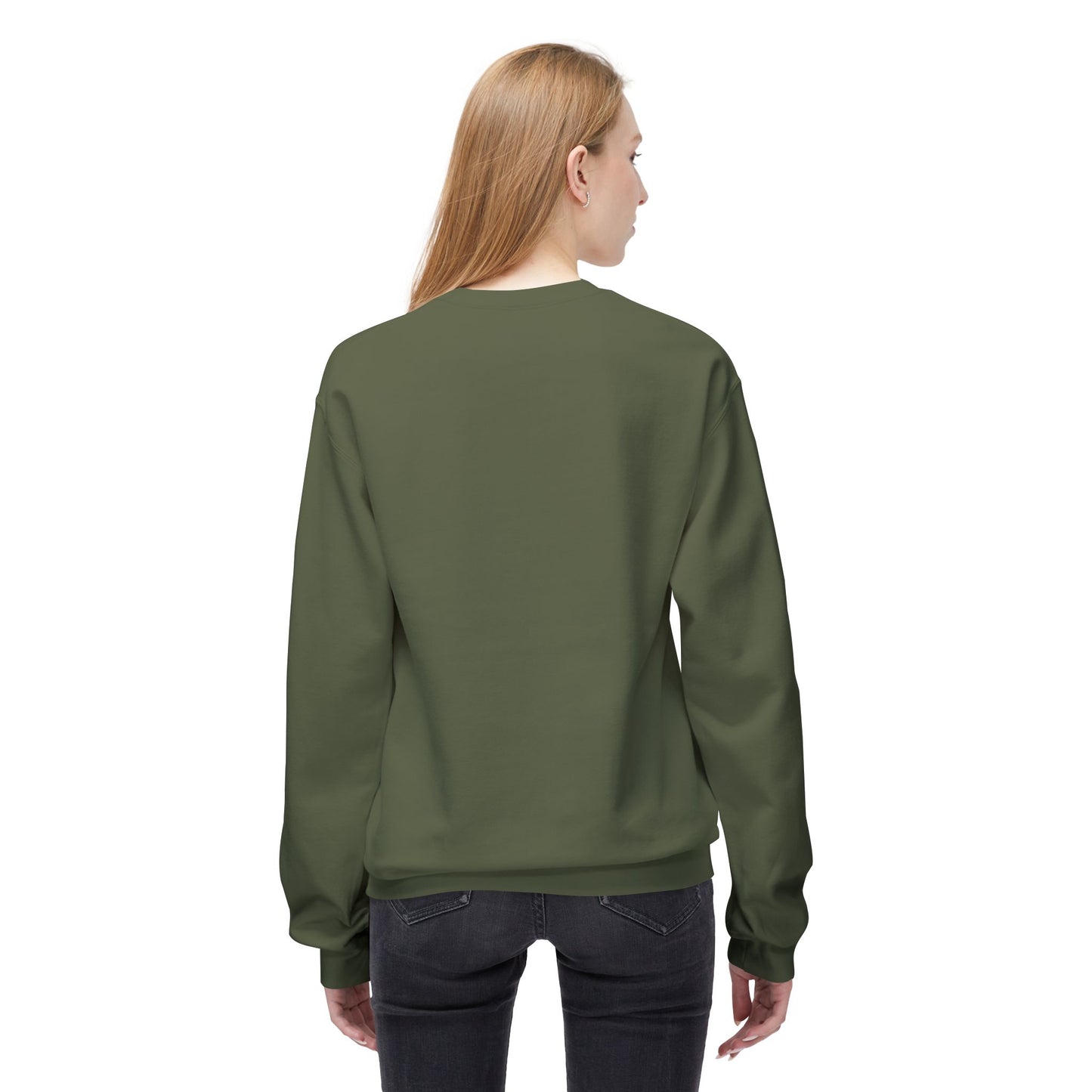 GILDAN - Crewneck Sweatshirt - 'Hate Hunting Season, Goodbye Husband' Camo Bow Graphic