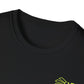 Midsouth Chicks Softball T-Shirt — Neon Green Softball Bow Design