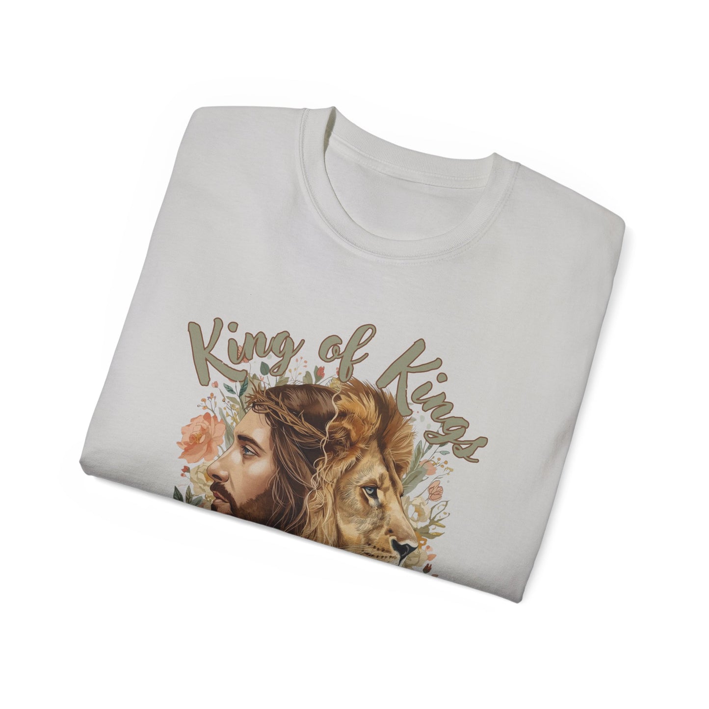 GILDAN - King of Kings Jesus & Lion T-Shirt — Faith Christian Tee