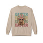Easter Cow Crewneck Sweatshirt — Retro Bunny Ears & Sunglasses