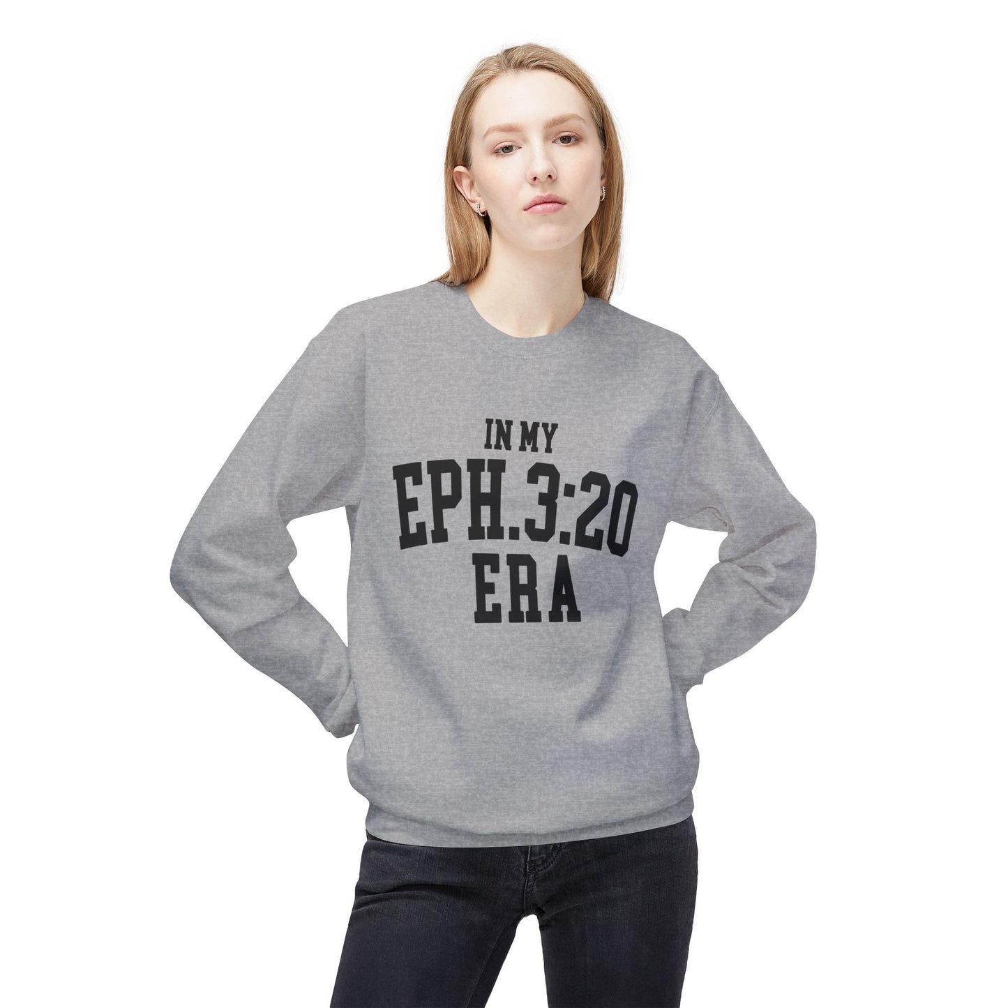 GILDAN - Eph.3:20 Era Sweatshirt — Inspirational Christian Crewneck