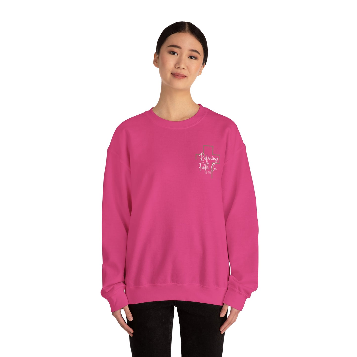 YOU ARE SO LOVED GREEN FONT ADULT SWEATSHIRT