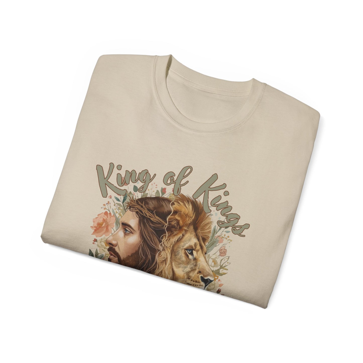 GILDAN - King of Kings Jesus & Lion T-Shirt — Faith Christian Tee