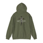 GET DOWN IN THE GOSPEL ADULT HOODIE GREEN CAMO CROSS