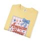 COMFORT COLORS - American Honey Graphic T-Shirt — Retro Patriotic Stars & Bows