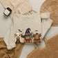 GILDAN -Halloween Dogs Crewneck Sweatshirt — Cute Witch, Ghost & Pumpkin Puppy Design