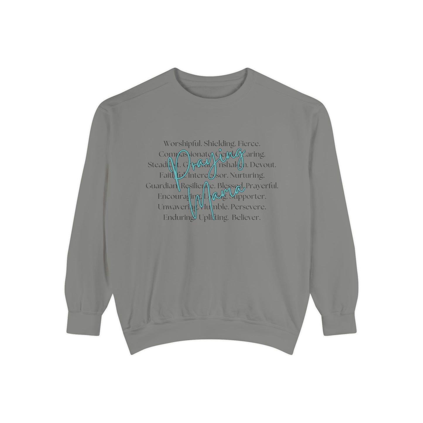 COMFORT COLORS - Peace Script Sweatshirt — Inspirational 'Peace' Typography Crewneck