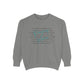 COMFORT COLORS - Peace Script Sweatshirt — Inspirational 'Peace' Typography Crewneck