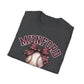 Munford Cougars Softball T-Shirt — Baseball with Bow Team Tee