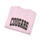 Cougars Arch Logo Tee Leopard Print Outline— Vintage Collegiate Graphic T-Shirt