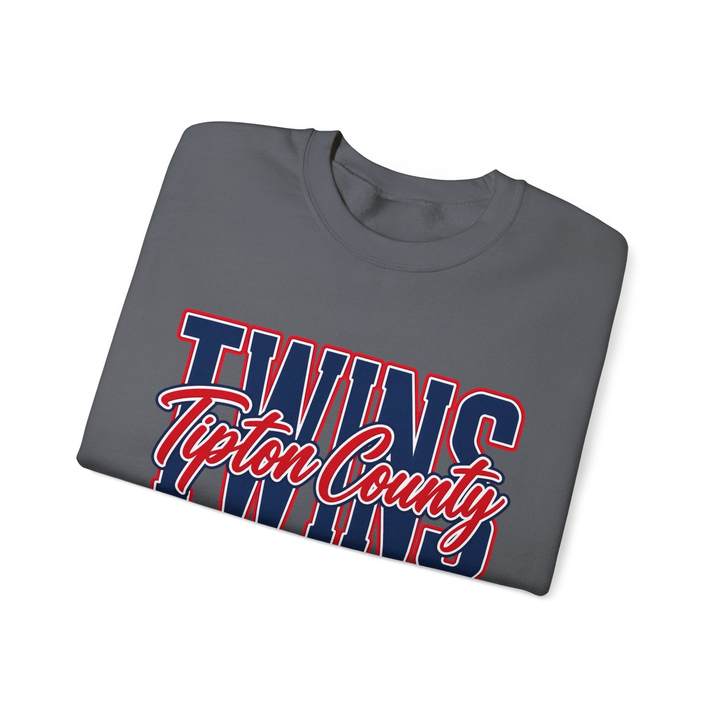 GILDAN - Crewneck Sweatshirt - Tipton County Twins Retro Logo