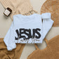 GILDAN - JESUS LOVES YOU NEUTRAL ADULT SWEATSHIRT