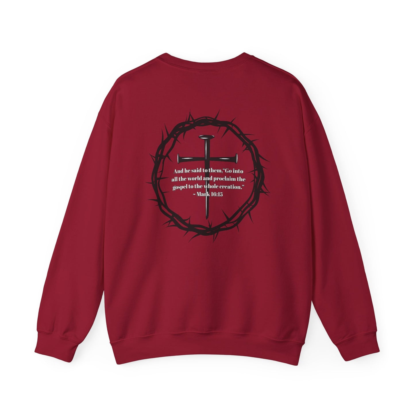 GO INTO ALL THE WORLD ADULT SWEATSHIRT