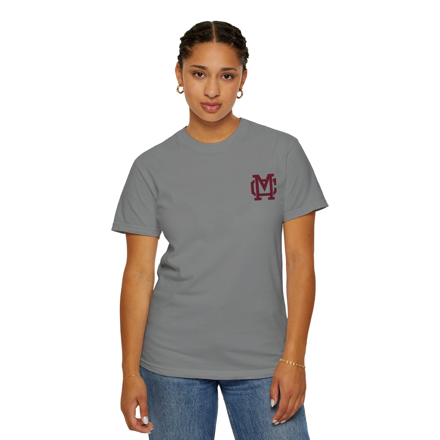 COMFORT COLORS - Cougars Mascot T‑Shirt — Munford Cougar School Spirit Tee