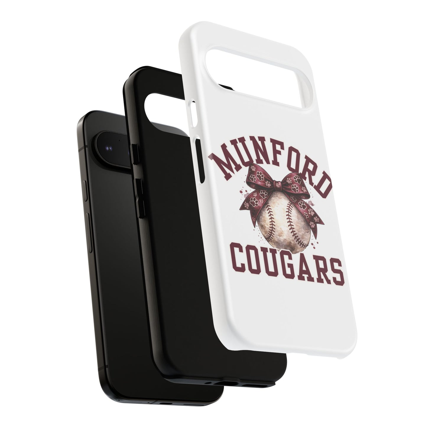 *** NEED TO PERSONALIZE THIS ? - DO NOT PURCHASE THIS ITEM - EMAIL ME @REFININGFAITHCOMPANY@GMAIL.COM - Munford Cougars Baseball Phone Case - Tough Cases Sports Team Phone Cover