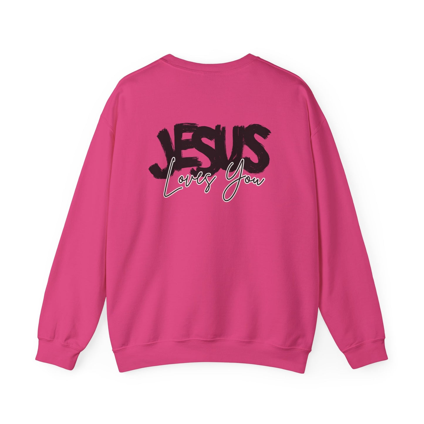 JESUS LOVES YOU NEUTRAL ADULT SWEATSHIRT
