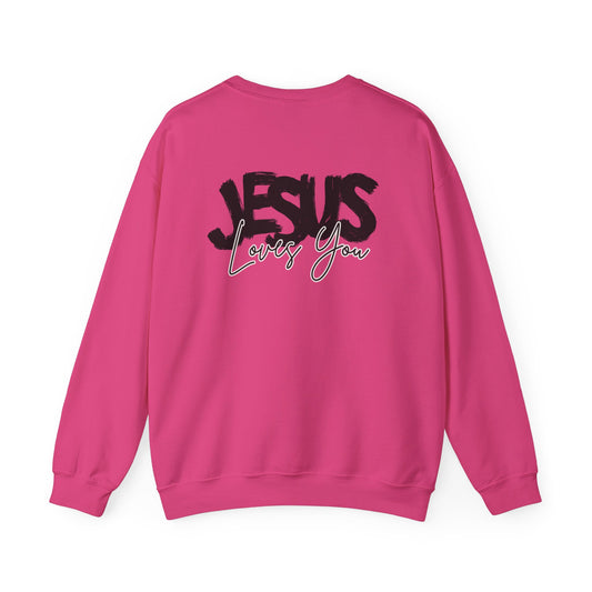 JESUS LOVES YOU NEUTRAL ADULT SWEATSHIRT