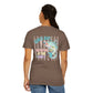 COMFORT COLORS - Catch me at the lake 2 side design tee