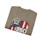 GILDAN - 250 Years American Flag T-Shirt — 1776–2026 Patriotic Independence Day Tee