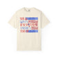COMFORT COLORS - She Loves Jesus and America Too T-Shirt — Patriotic Christian Tee for Women (July 4th)