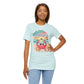 BELLA CANVAS  - Crabby Beach Vibes T‑Shirt — "Mightier" Retro Sunset Crab Tee