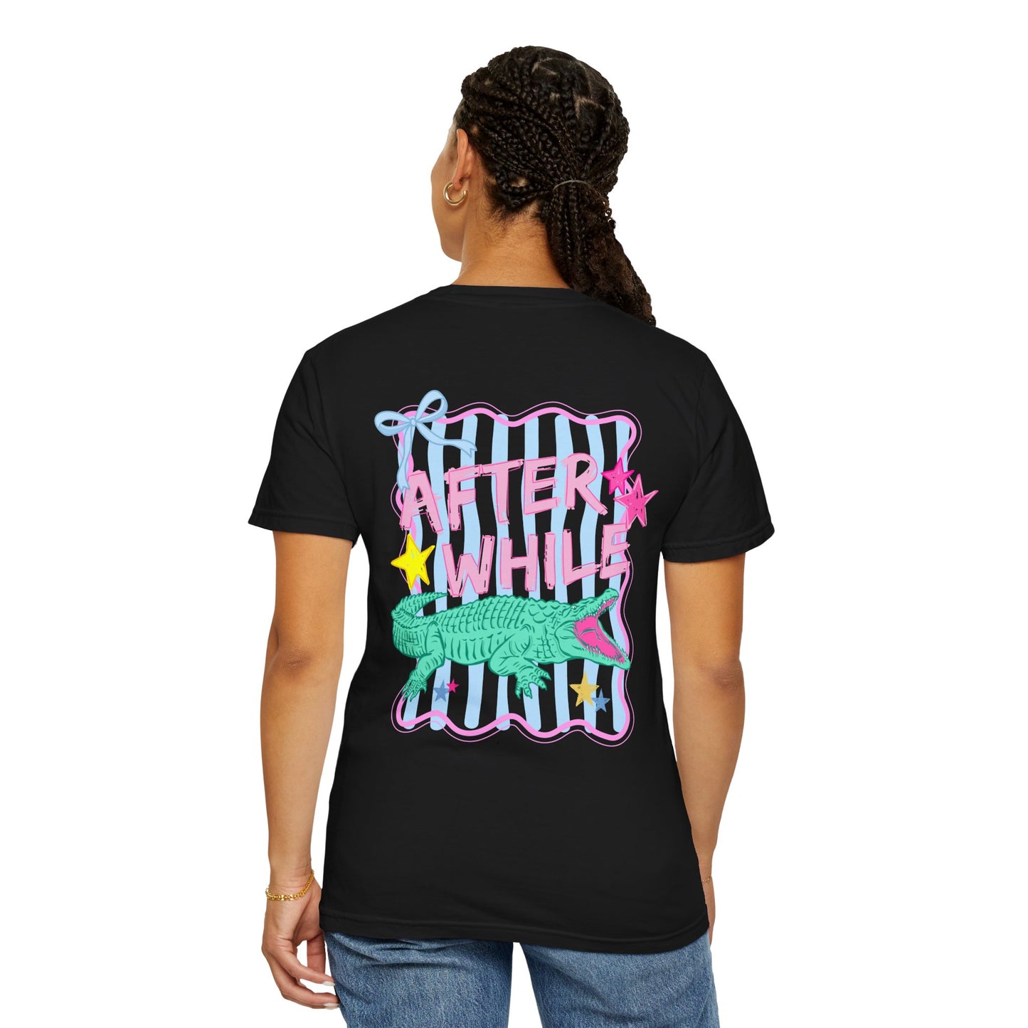 COMFORT COLORS - After While Crocodile T-Shirt — Pastel Retro Graphic Tee