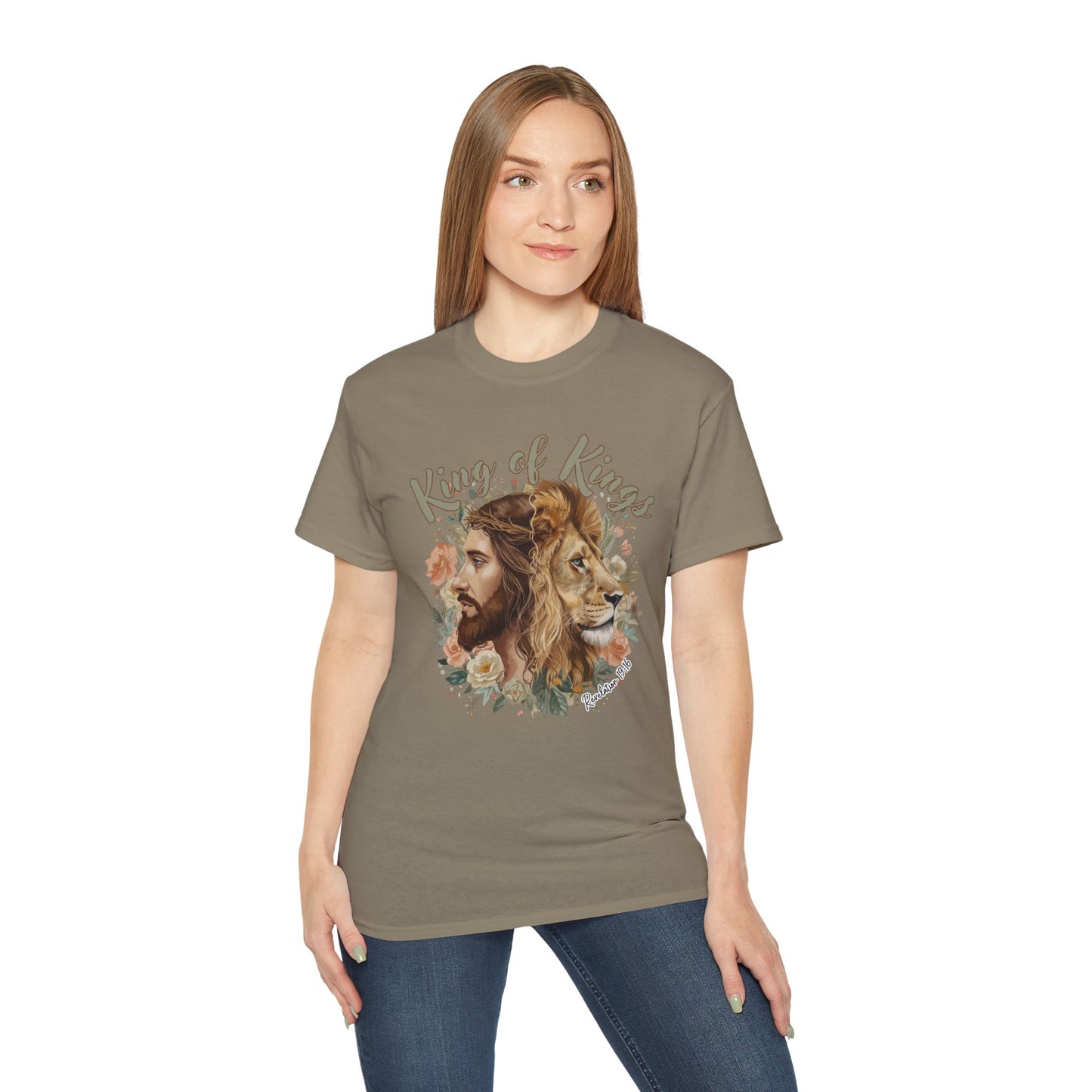 GILDAN - King of Kings Jesus & Lion T-Shirt — Faith Christian Tee